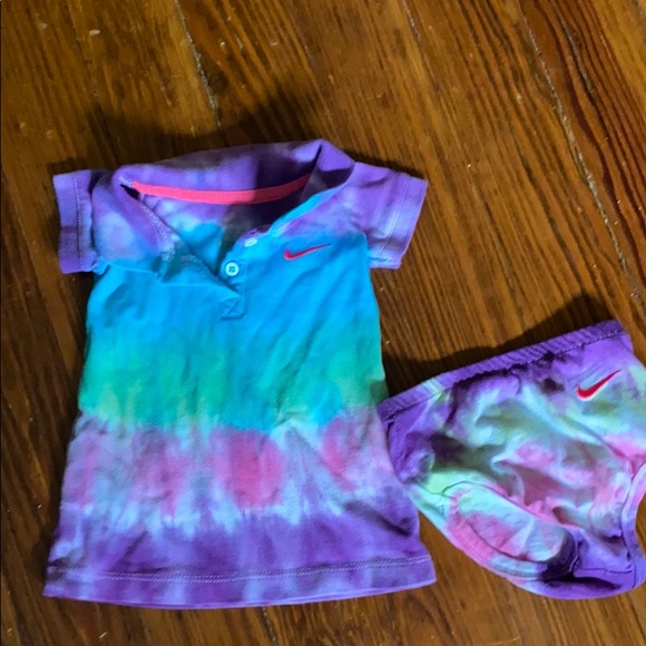 nike tie dye matching set 